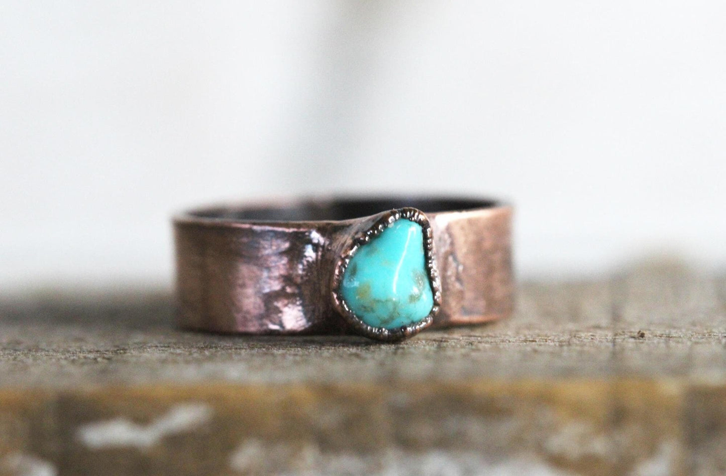 Turquoise Ring - Unisex Jewelry - December Birthstone