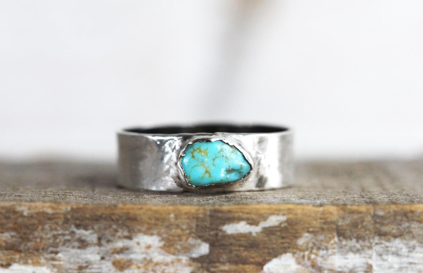 Turquoise Ring - Unisex Jewelry - December Birthstone