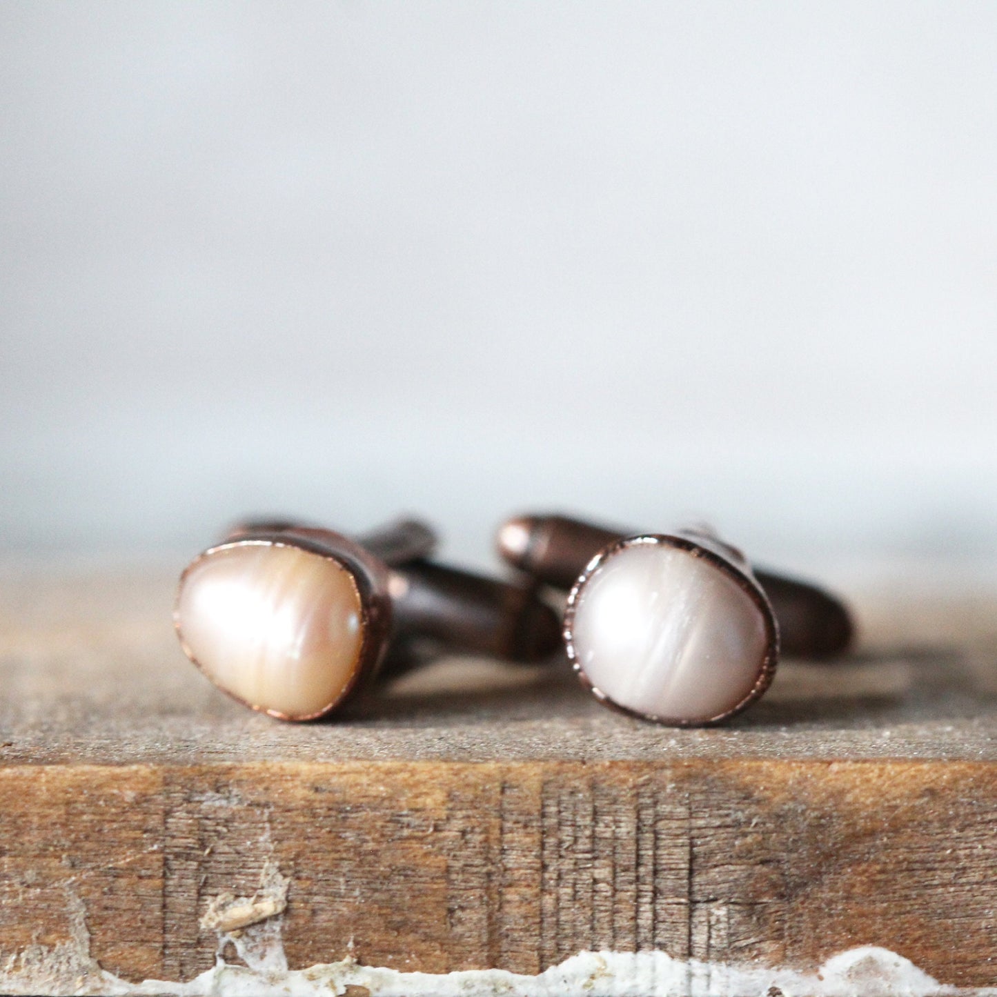 Pearl Cuff Links - Birthstone Cufflinks - June Birthstone - Graduation Gift