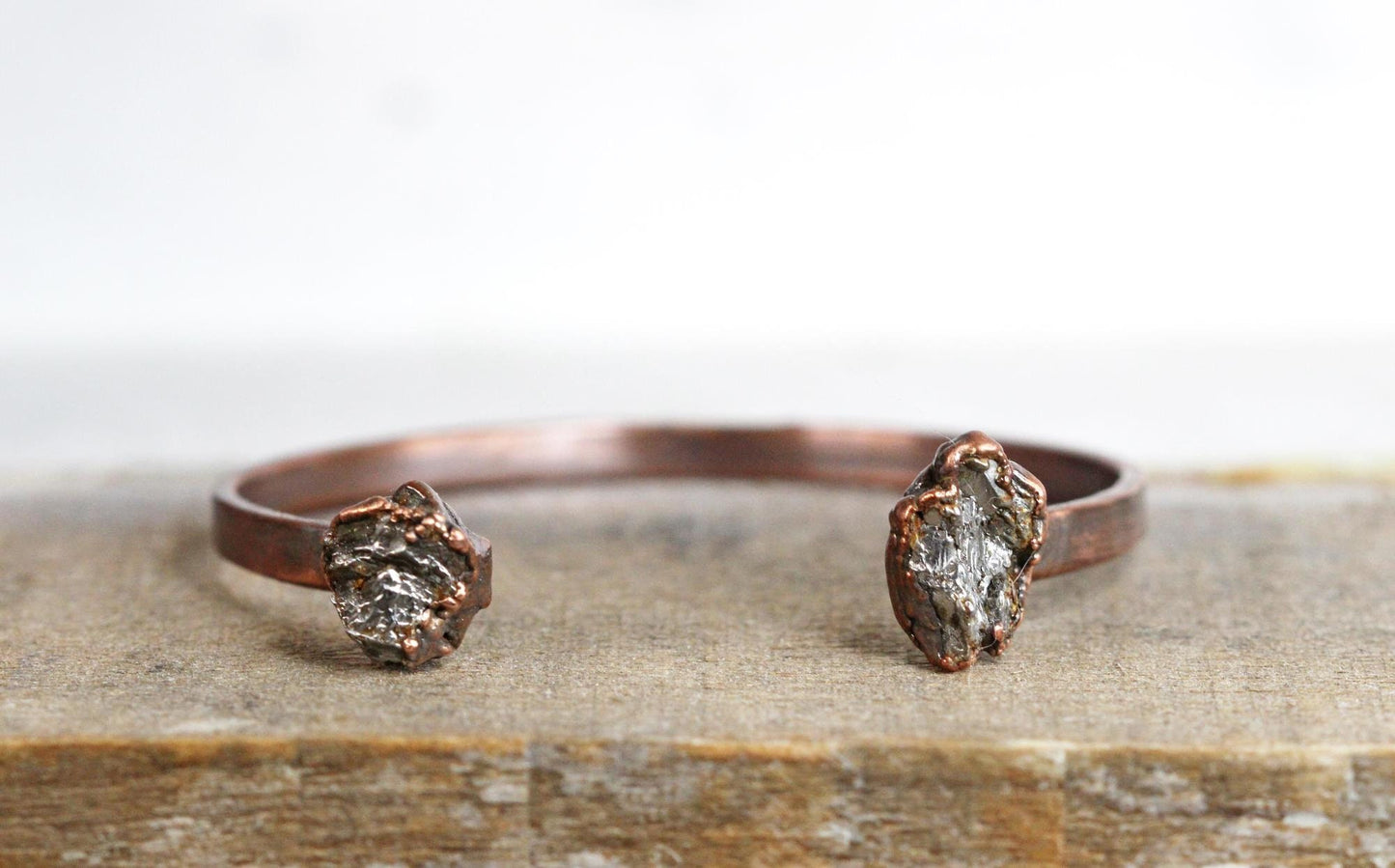 Meteorite Bracelet - Campo de Cielo - Open Cuff - Geekery Gift