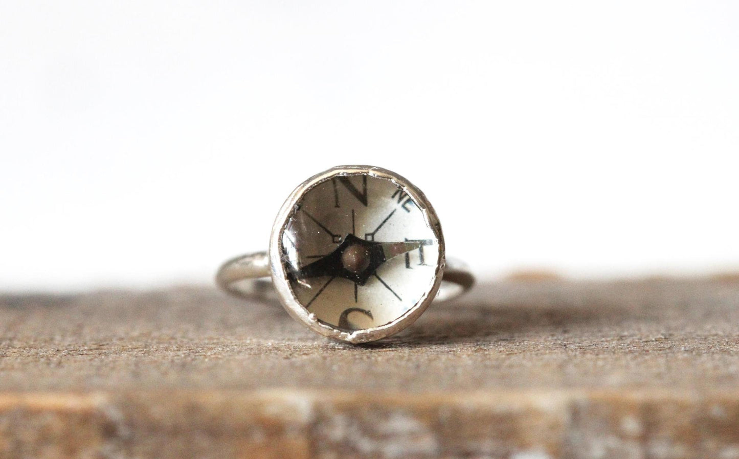 Compass Ring - Travel Jewelry - Gift for Graduate