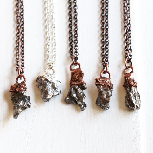 Meteorite Necklace - Campo del Cielo Meteorite - Meteorite Pendant- Geekery Collector Gift - Astronomy Gift