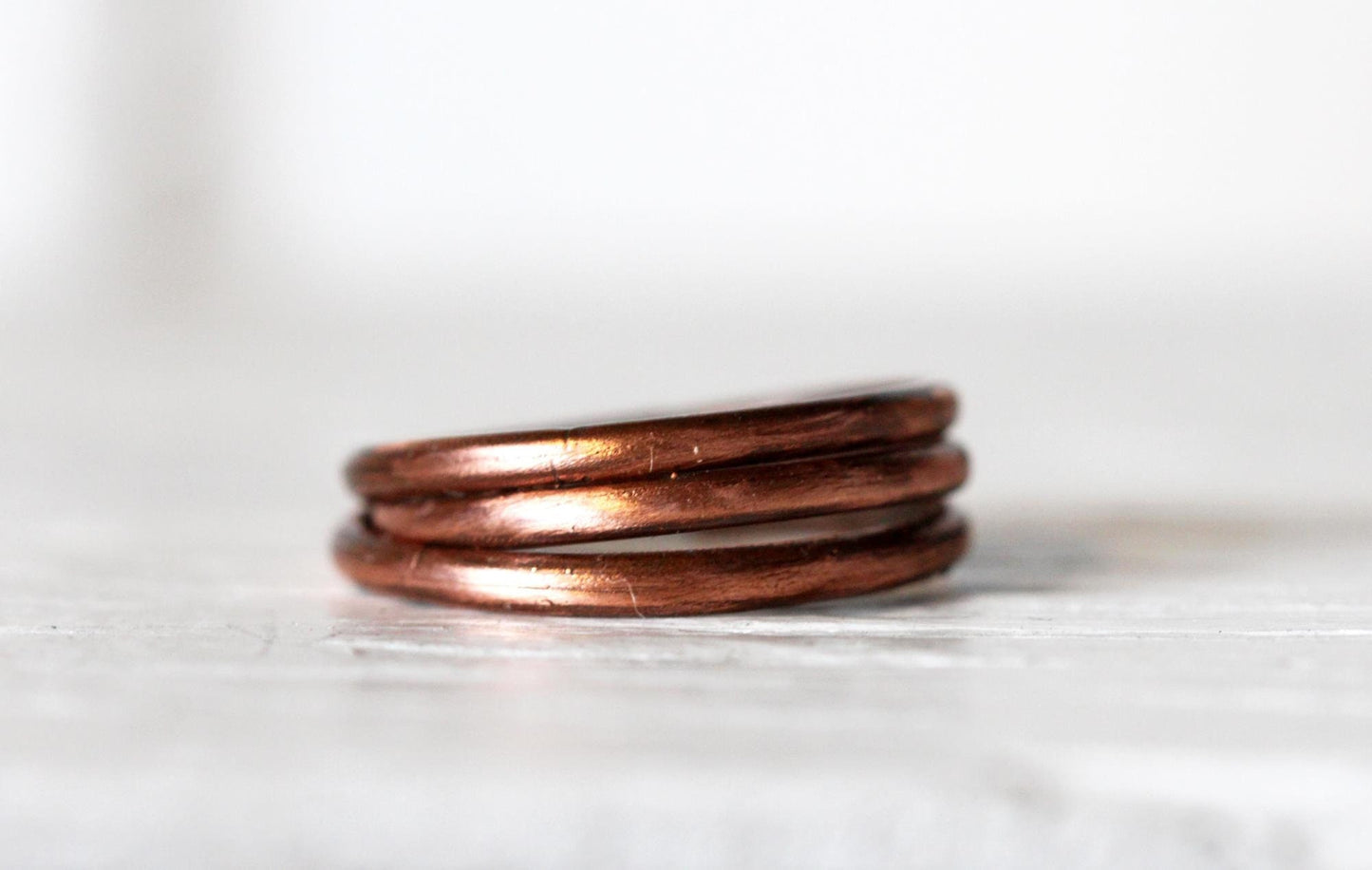Simple Stacking Ring - Solid Copper Stacker - Minimalist Jewelry