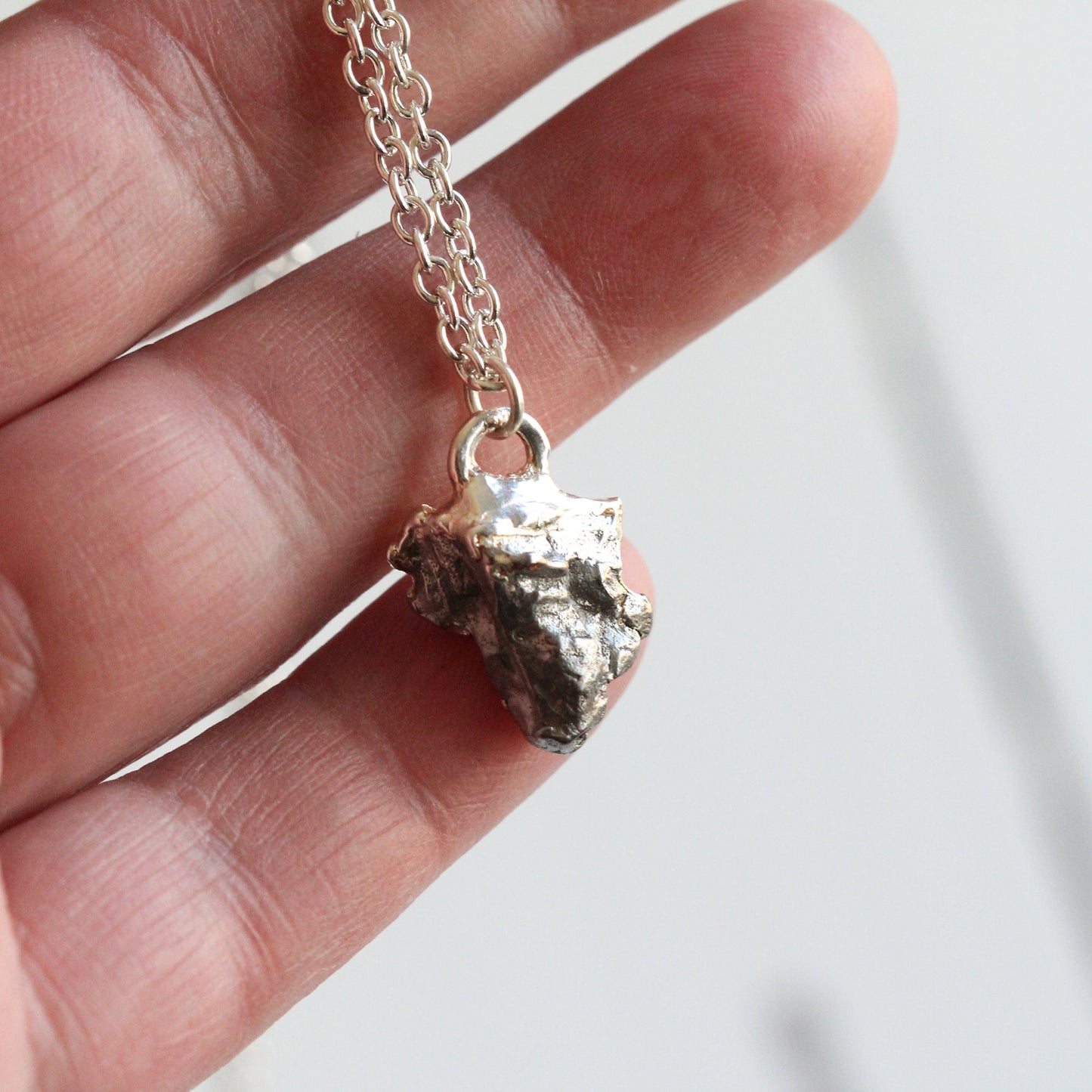 Meteorite Necklace - Campo del Cielo Meteorite - Meteorite Pendant- Geekery Collector Gift - Astronomy Gift