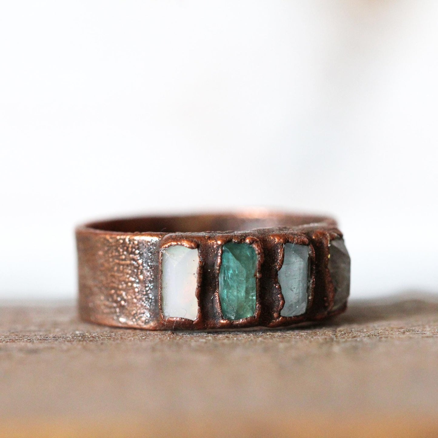 Custom Birthstone Ring - Personalized Unisex Family Ring - Multi Stone Crystal Ring - Mother's Day Ring