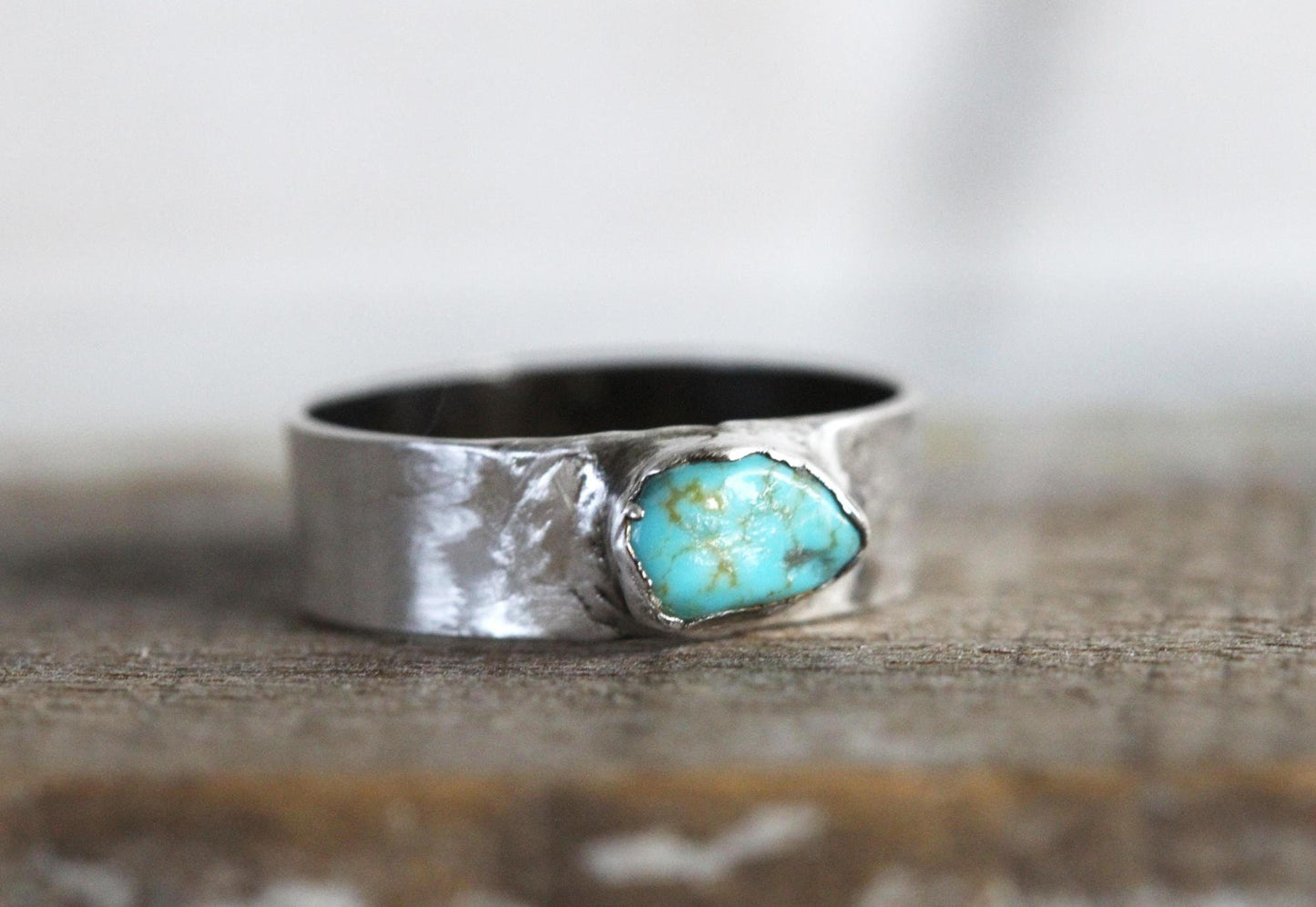 Turquoise Ring - Unisex Jewelry - December Birthstone