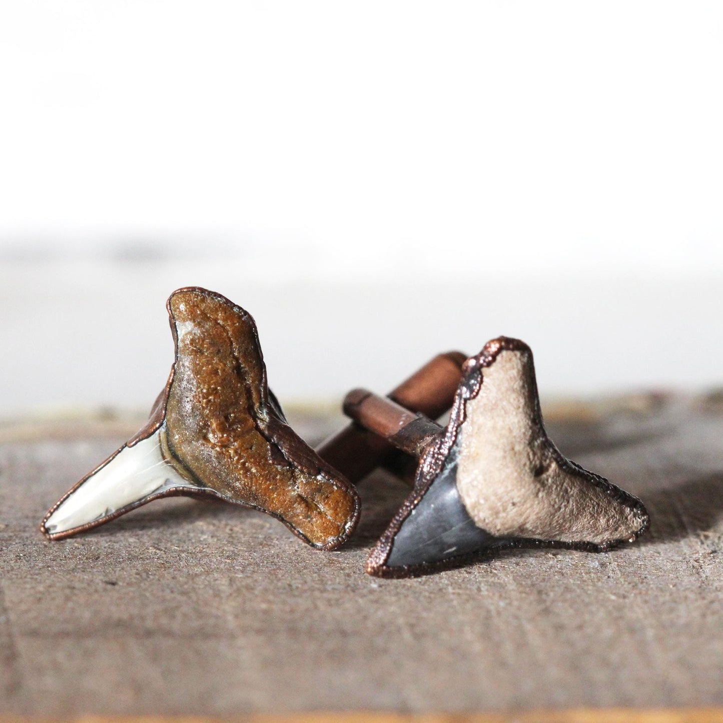 Shark Tooth Cufflinks - Graduation Gift - Sailing Gift - Gift For Him