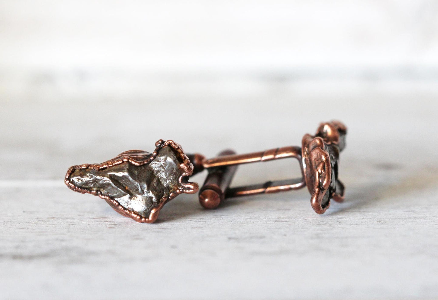 Meteorite Cuff Links - Campo del Cielo Cufflinks - Groom Cufflinks - Groomsmen Gift - Father's Day Gift