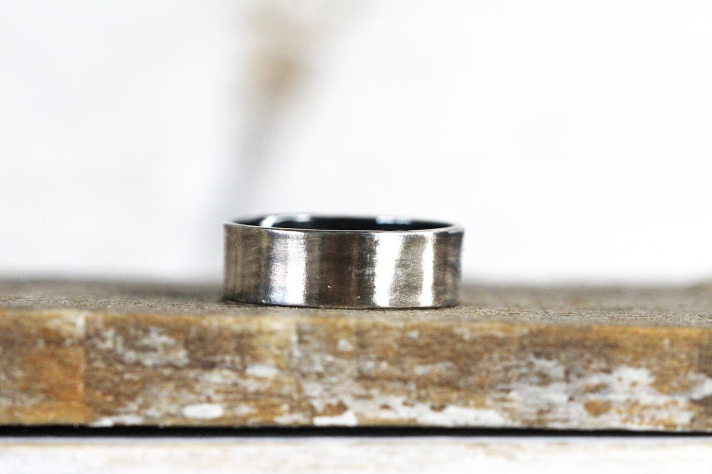 Simple Stacking Ring - Wide Band Stacker - Unisex Jewelry