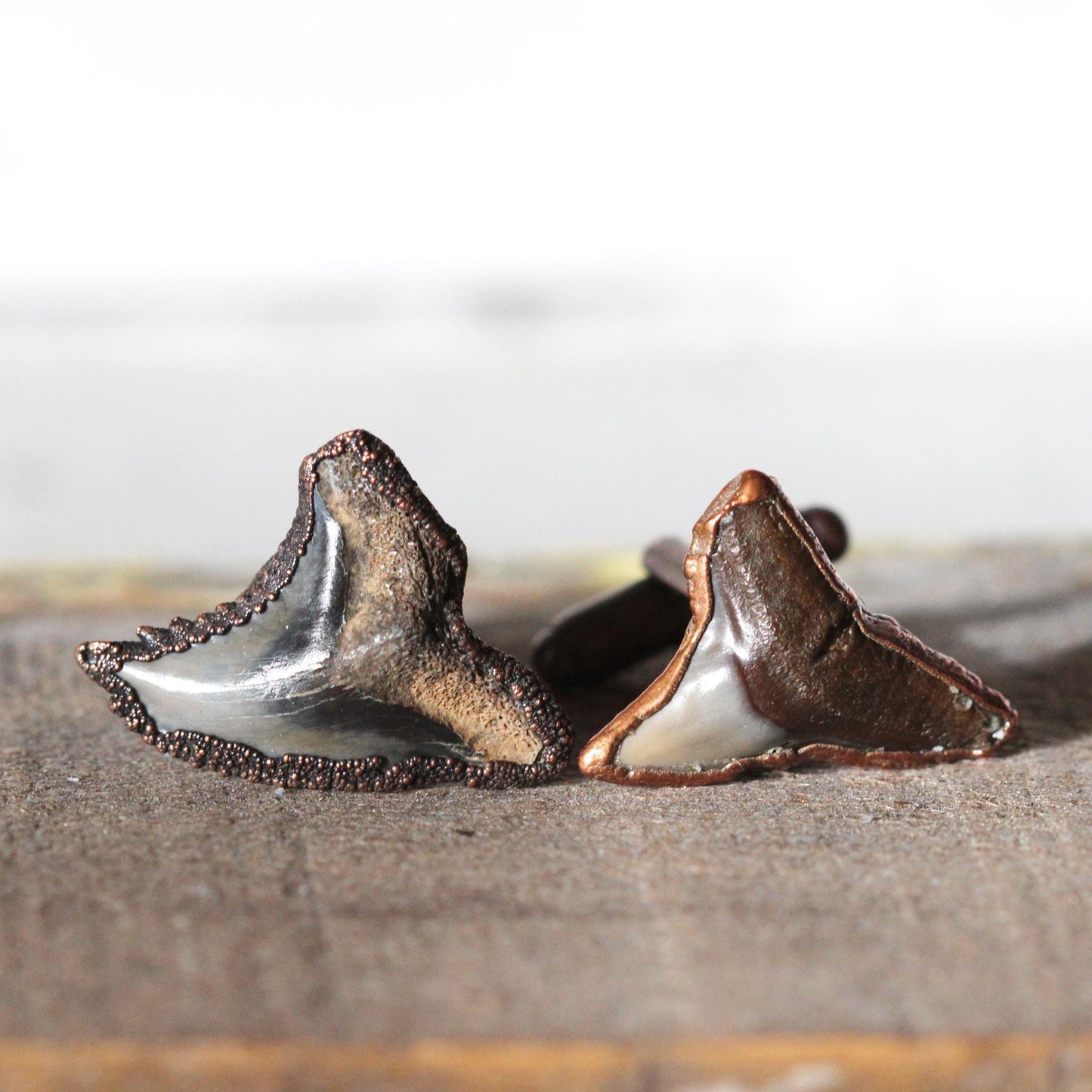 Shark Tooth Cufflinks - Graduation Gift - Sailing Gift - Gift For Him
