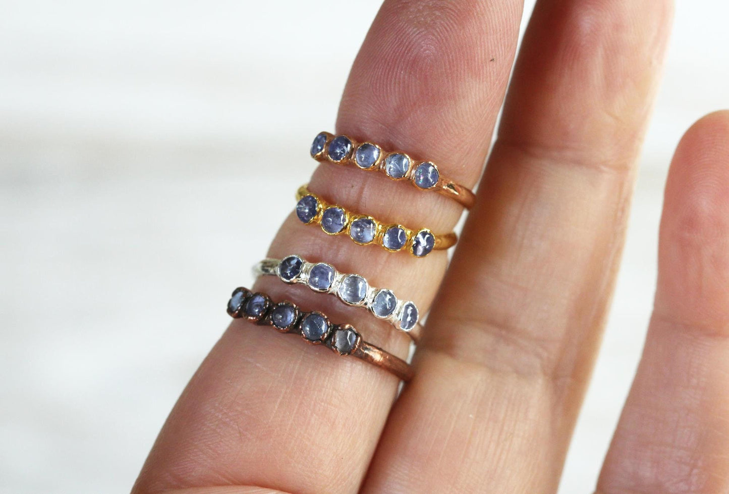 Tanzanite Ring - December Birthstone Gift for Her - Tanzanite Jewelry