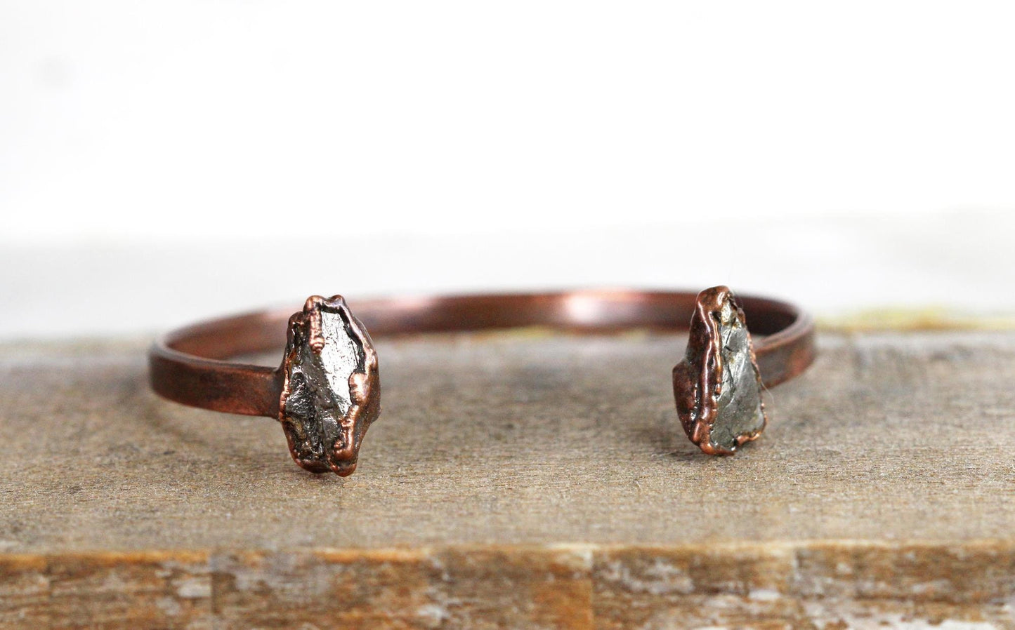 Meteorite Bracelet - Campo de Cielo - Open Cuff - Geekery Gift