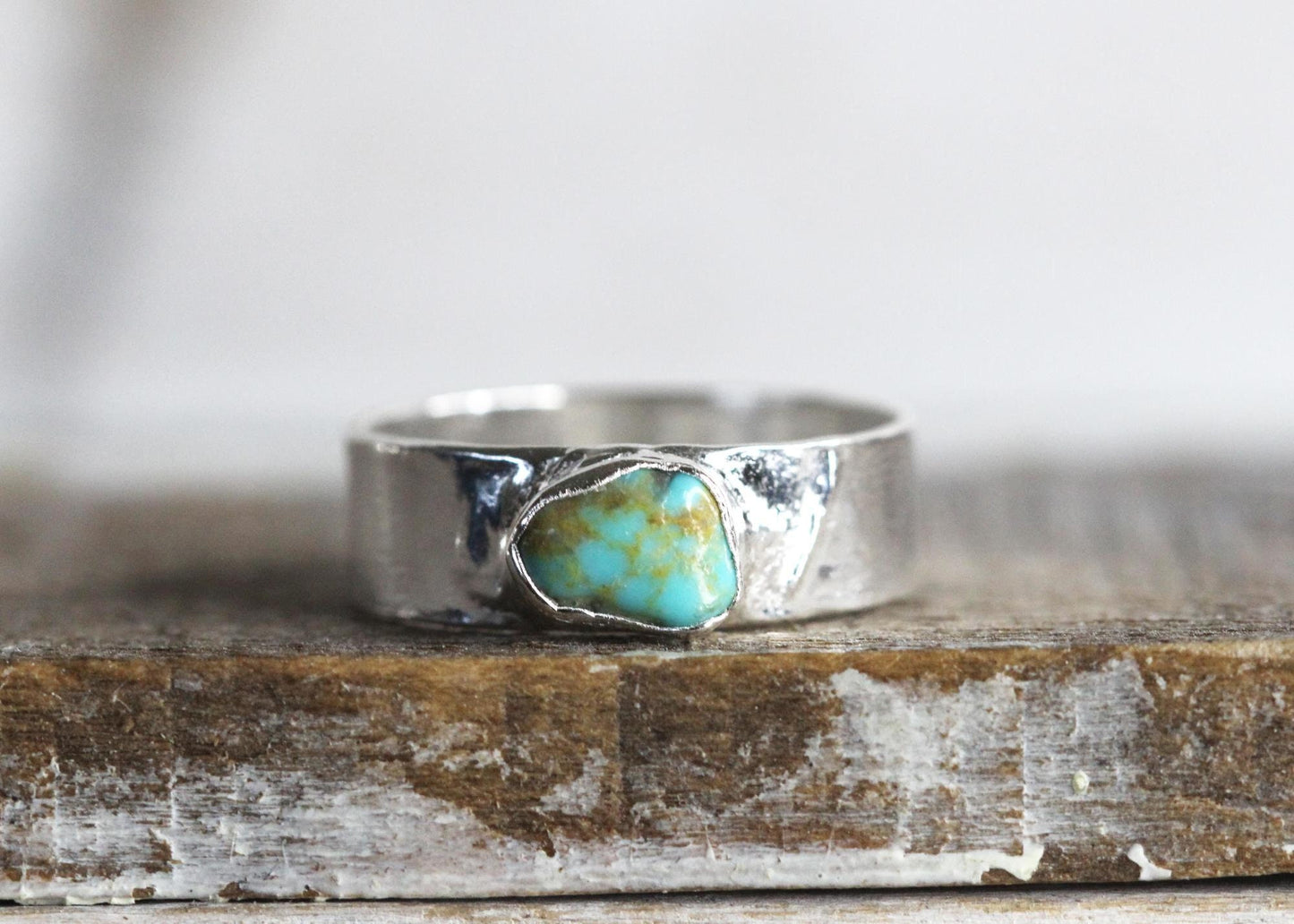Turquoise Ring - Unisex Jewelry - December Birthstone