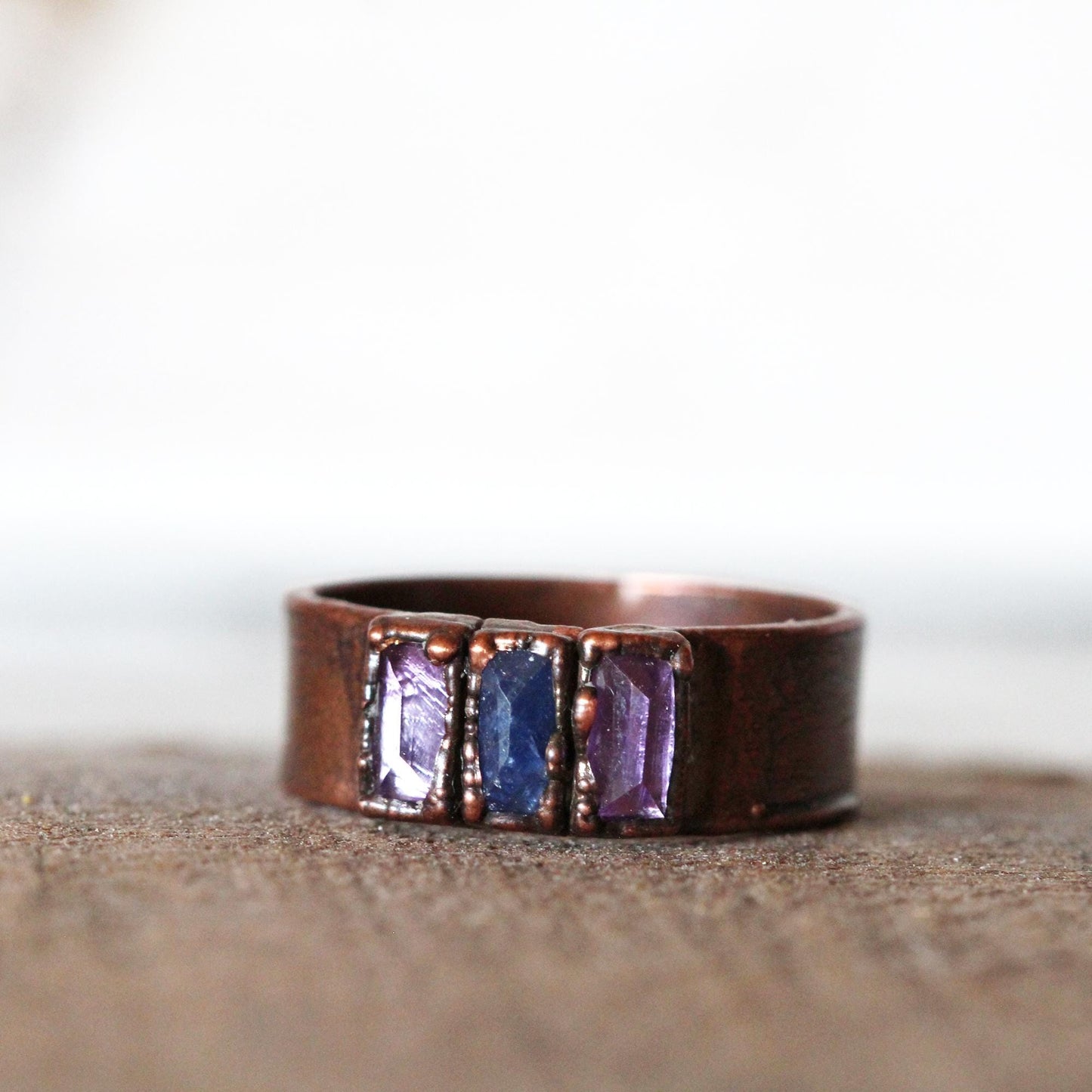 Custom Birthstone Ring - Personalized Unisex Family Ring - Multi Stone Crystal Ring - Mother's Day Ring