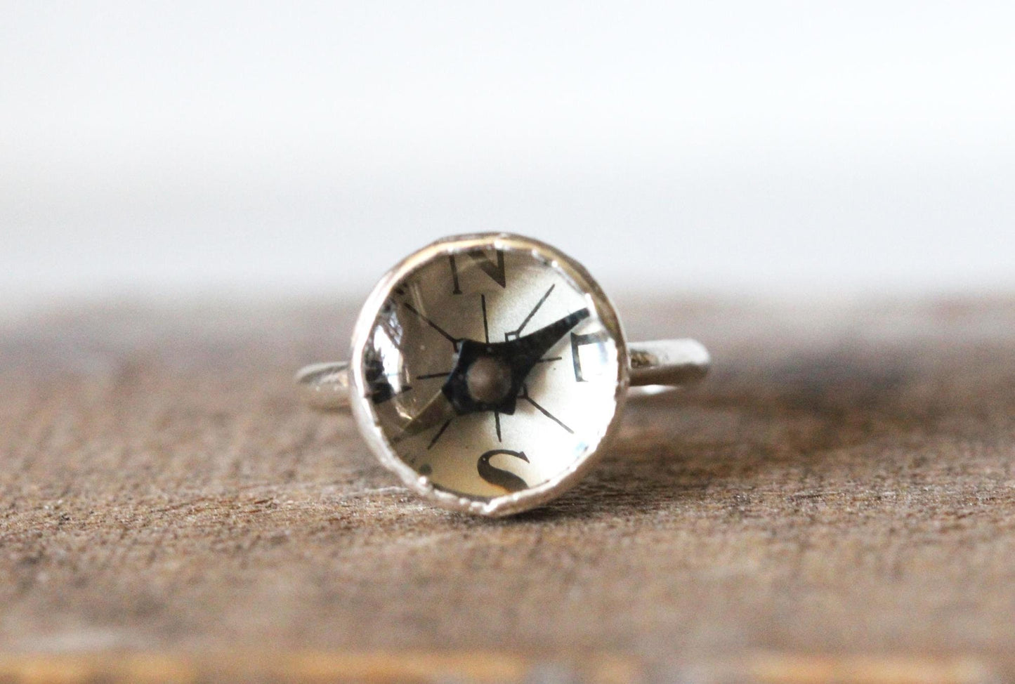 Compass Ring - Travel Jewelry - Gift for Graduate