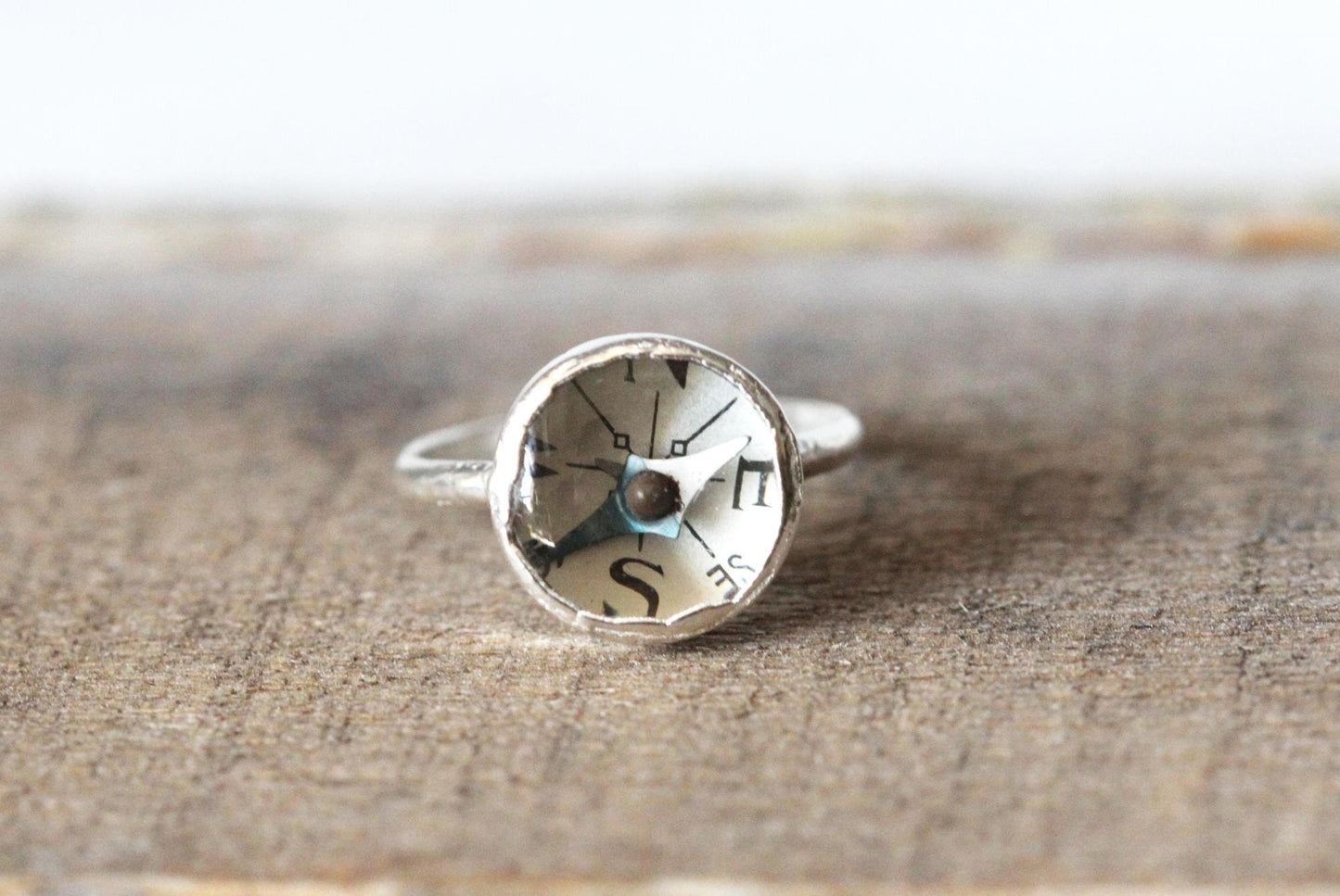 Compass Ring - Travel Jewelry - Gift for Graduate