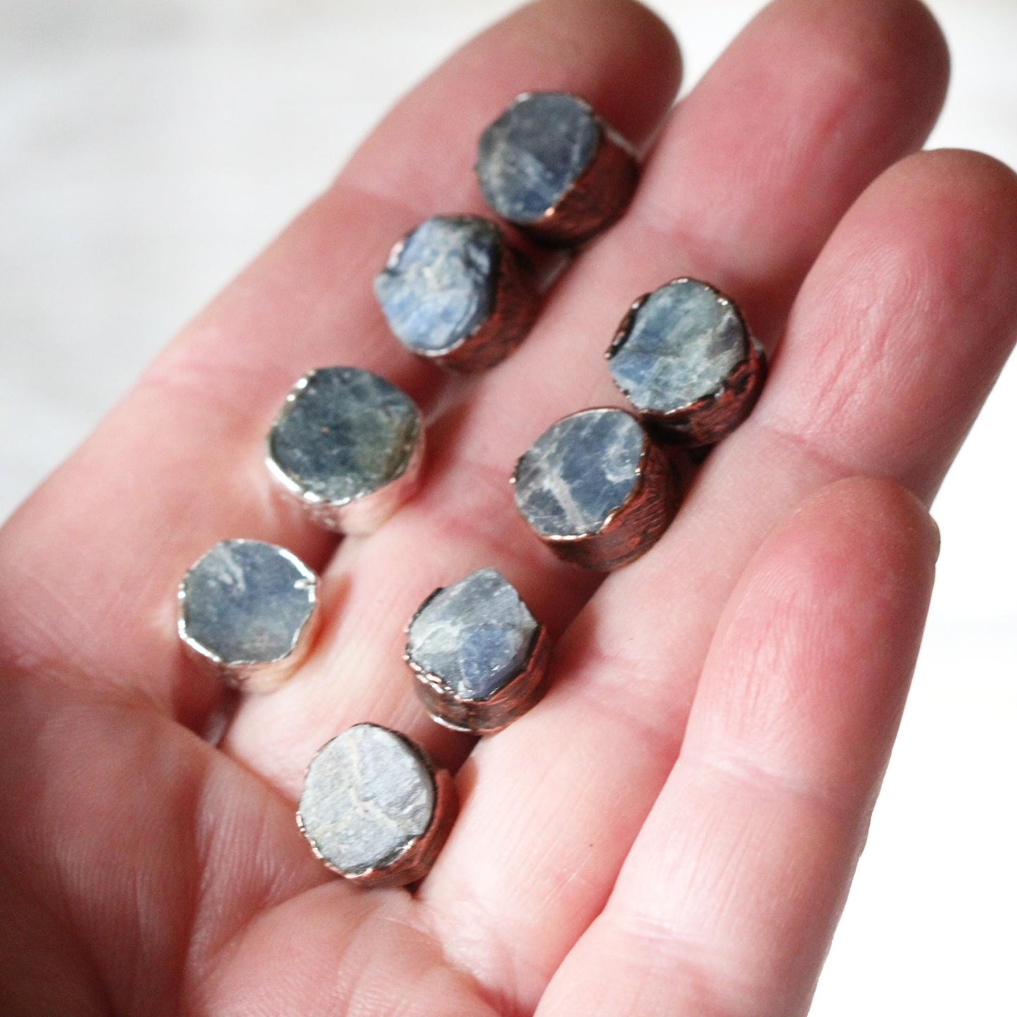 Sapphire Cuff Links - Birthstone Cufflinks - September Birthstone - Graduation Gift