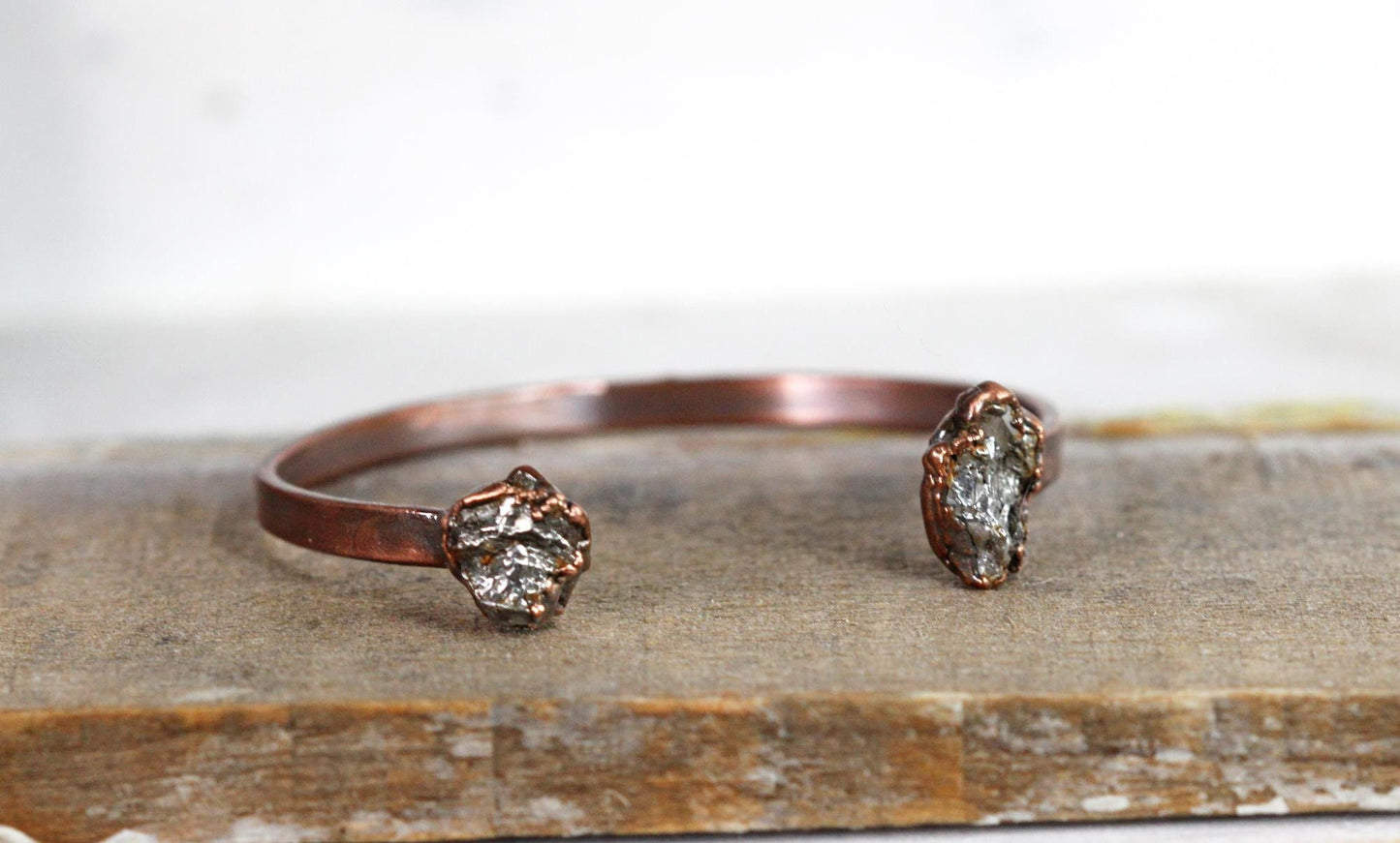 Meteorite Bracelet - Campo de Cielo - Open Cuff - Geekery Gift
