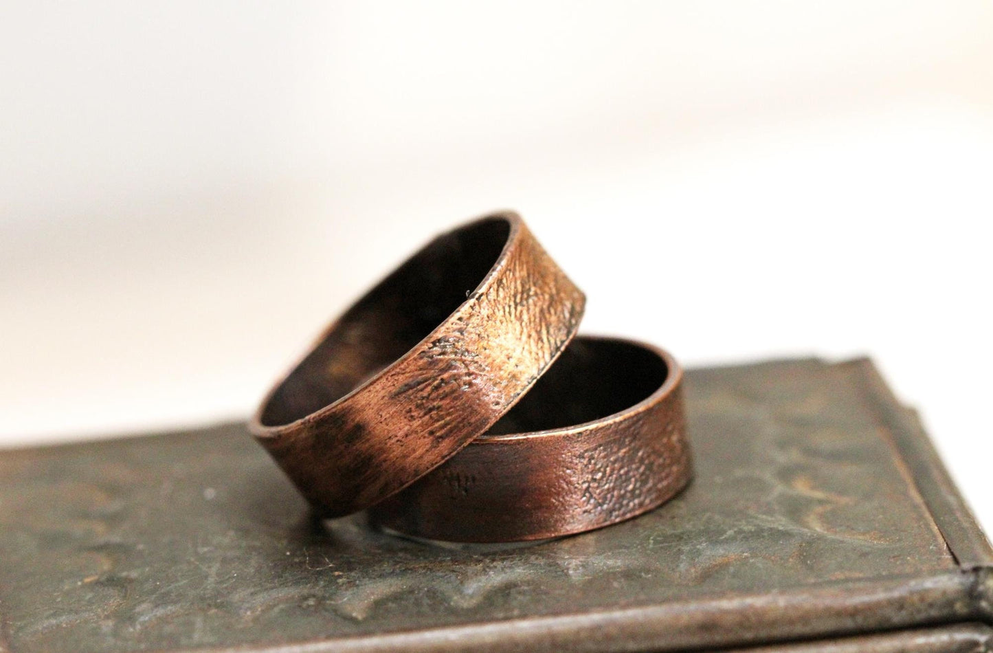 Simple Stacking Ring - Wide Band Stacker - Unisex Jewelry