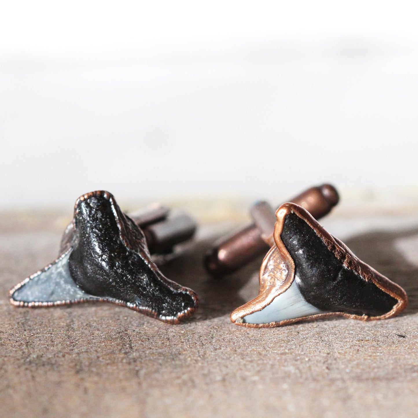Shark Tooth Cufflinks - Graduation Gift - Sailing Gift - Gift For Him