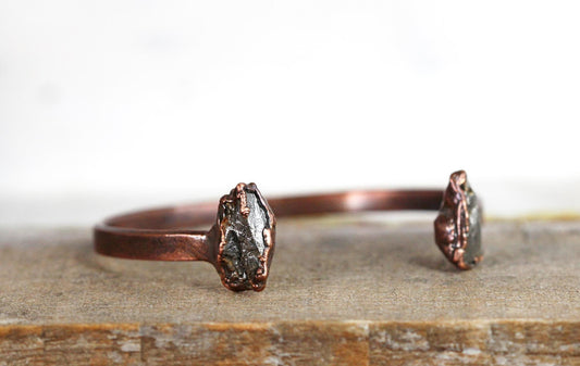 Meteorite Bracelet - Campo de Cielo - Open Cuff - Geekery Gift