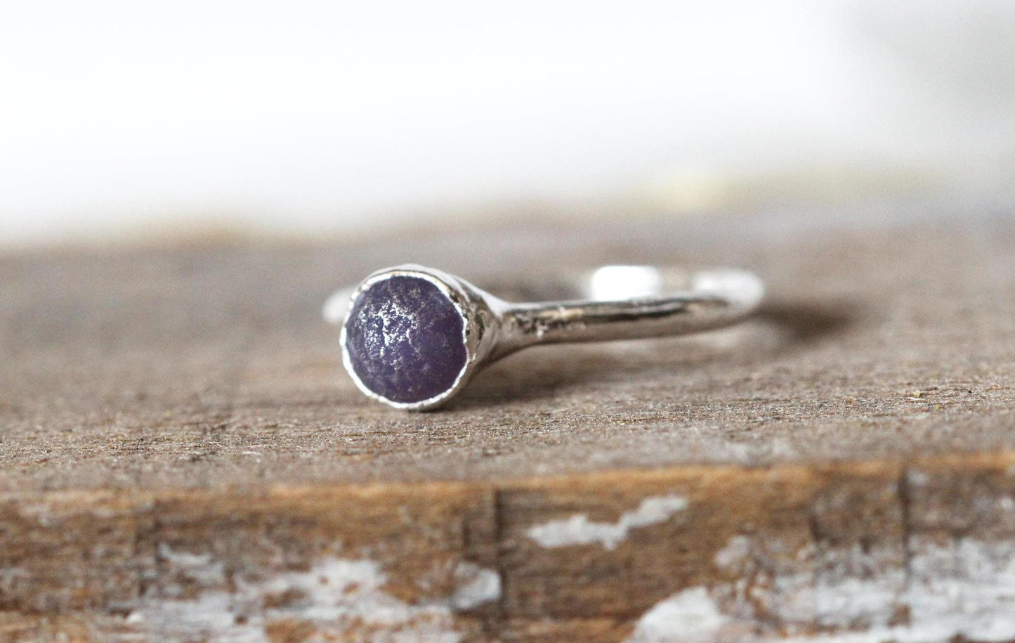 Grape Stone Ring - Electroformed - Agate Jewelry