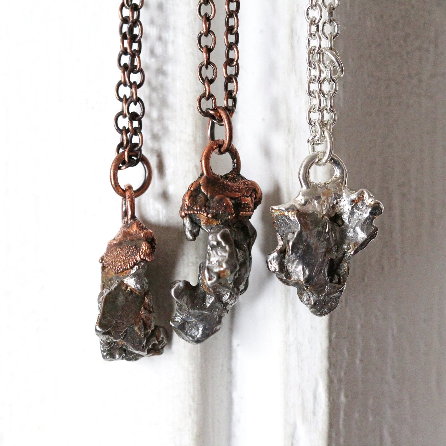 Meteorite Necklace - Campo del Cielo Meteorite - Meteorite Pendant- Geekery Collector Gift - Astronomy Gift
