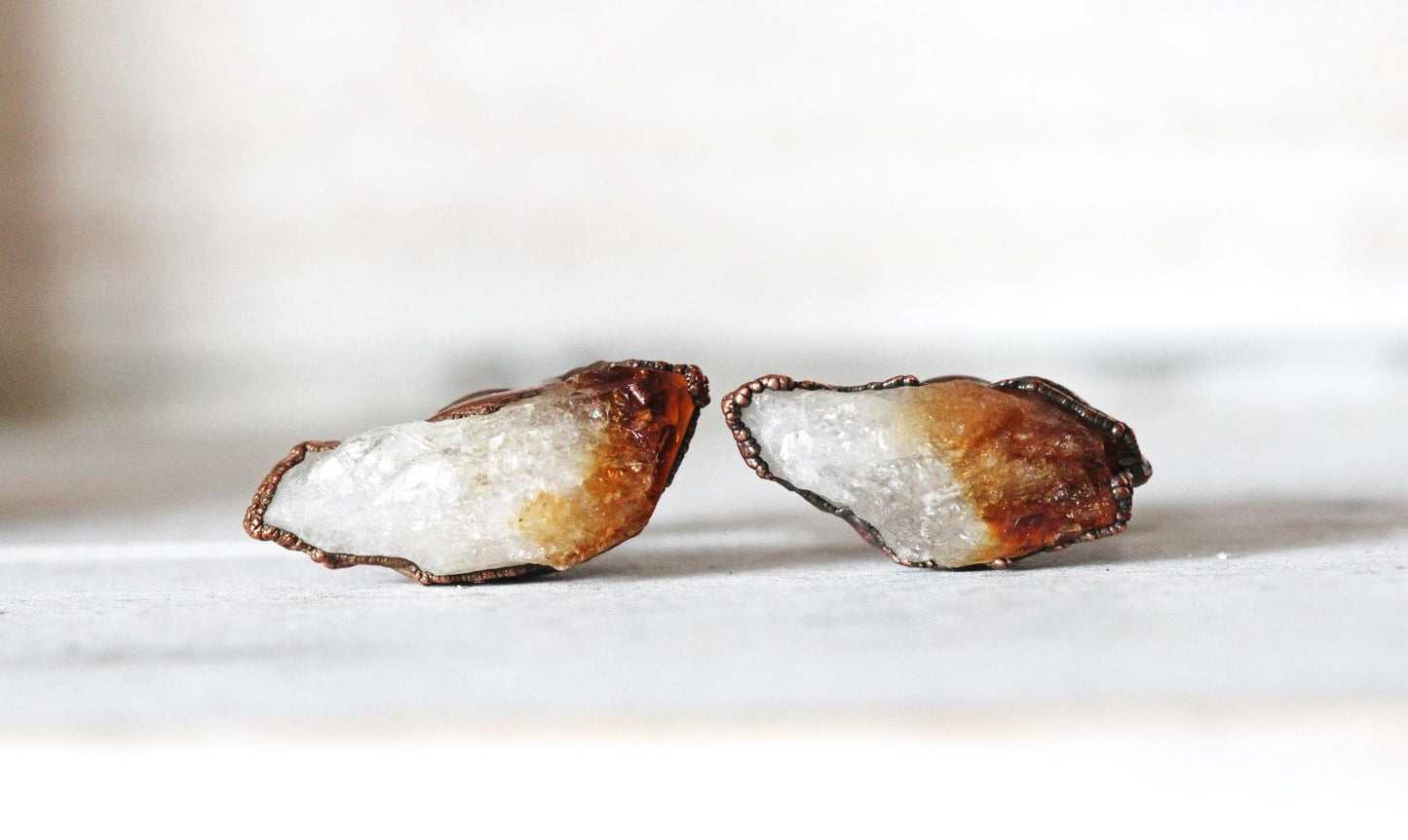 Citrine Cufflinks - Graduation Gift - Stone Cuff Links - Unique Gift for Him