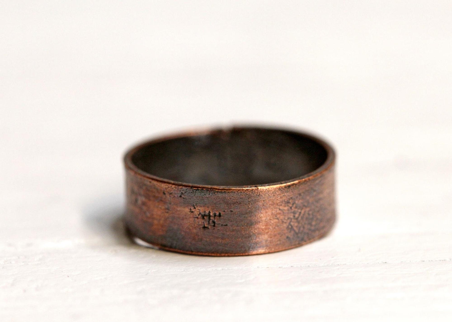 Simple Stacking Ring - Wide Band Stacker - Unisex Jewelry