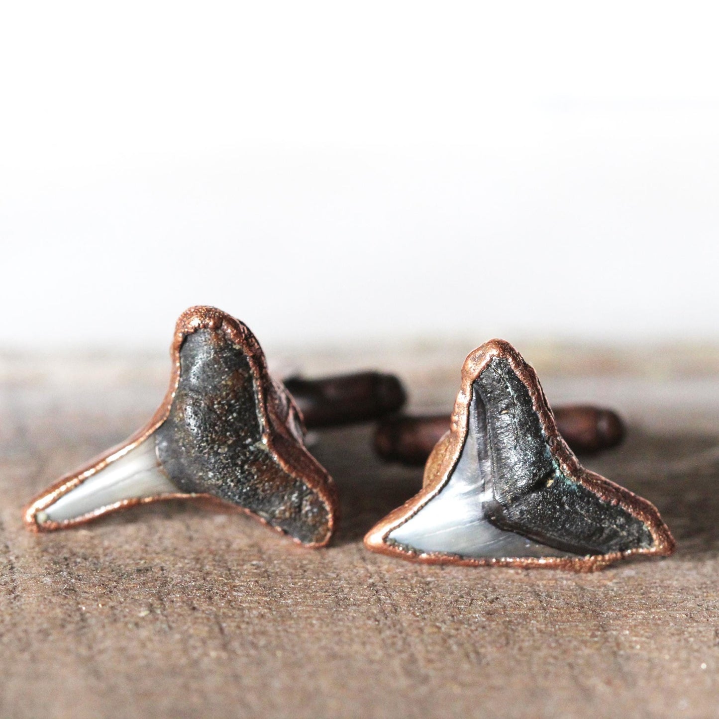 Shark Tooth Cufflinks - Graduation Gift - Sailing Gift - Gift For Him